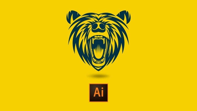 Advance logo design: Bear mascot