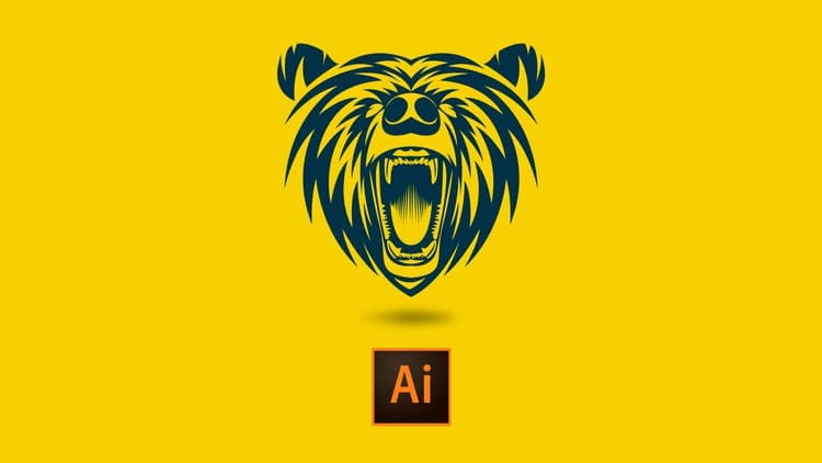 Advance logo design: Bear mascot