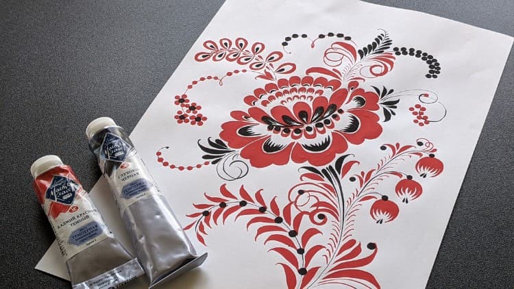 Botanical Folk Art: How to Paint Decorative Tulip And Peony - Free Udemy Course 100% Off