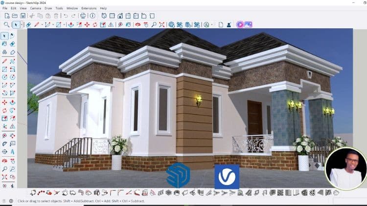 Super 3-Bedroom SketchUp Pro - Free Udemy Course 100% Off