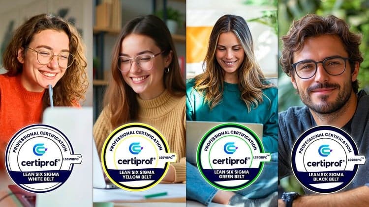 Curso Completo de Lean Six Sigma - Prepara 4 Certificaciones