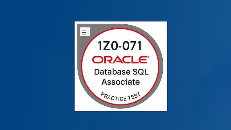 1Z0-071 Oracle SQL Associate - Free Udemy Course 100% Off