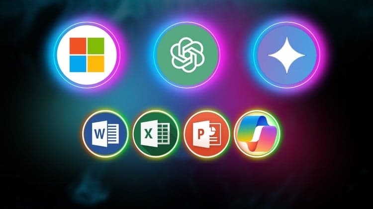 Professional MS Office With AI - ChatGpt, Gemini Copilot