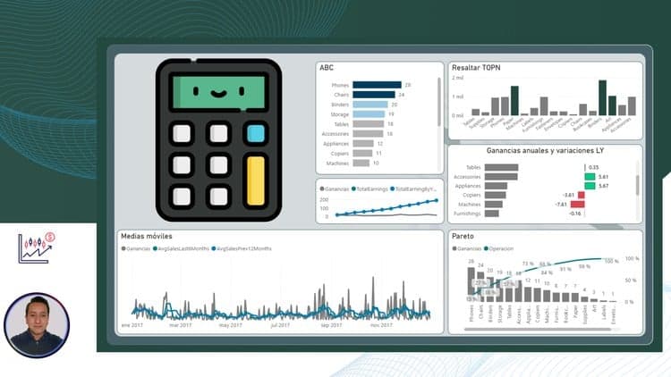Power BI Cálculos Visuales - Free Udemy Course [100% Off]