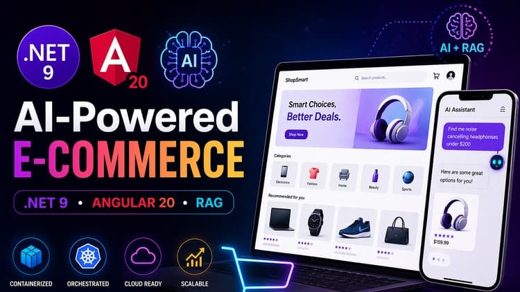 AI-Powered E-Commerce App with .NET 9, Angular 20 & RAG