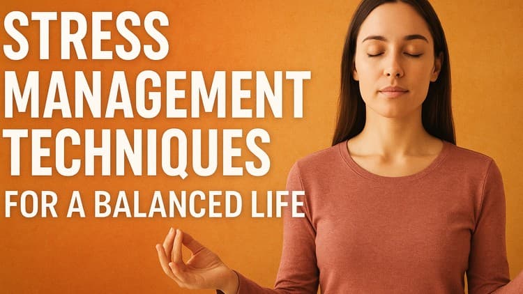 Stress Management Techniques - Free Udemy Course 100% Off