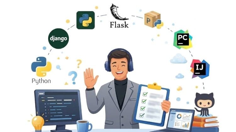 1400+ Python Developer Interview Questions Practice Test