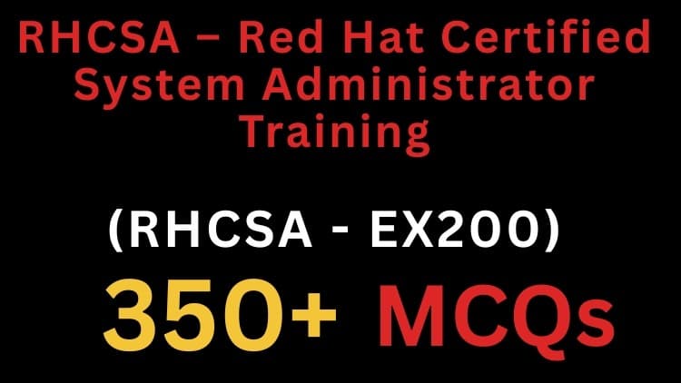 Red Hat Certified System Administrator - Free Udemy Course [100% Off]