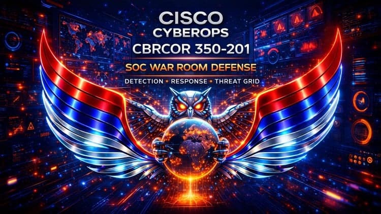 CISCO CyberOps Pro CBRCOR 350-201 - Free Udemy Course 100% Off