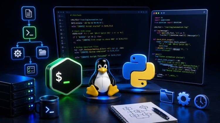 Master Linux Automation: Python + Bash