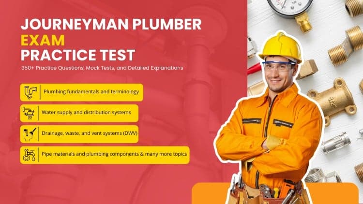Journeyman Plumber Exam Practice Test