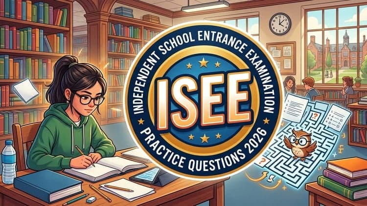 ISEE  Practice Tests 2026, Complete Prep Course