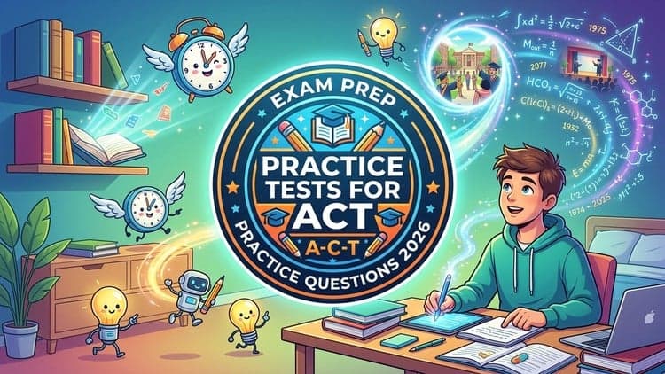 ACT Test Prep Practice Questions 2026