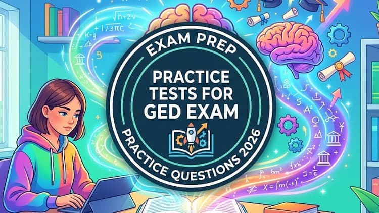 GED Exam Prep 2026 Practice Questions & Mock Exams