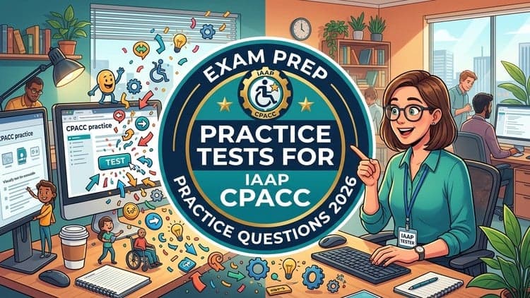 Prepare For IAAP CPACC Exam 2026 : 6  Practice Tests