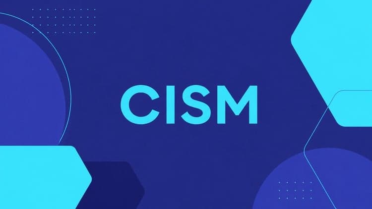 Certified Information Security Manager (CISM) Practice Tests - Free Udemy Course [100% Off]