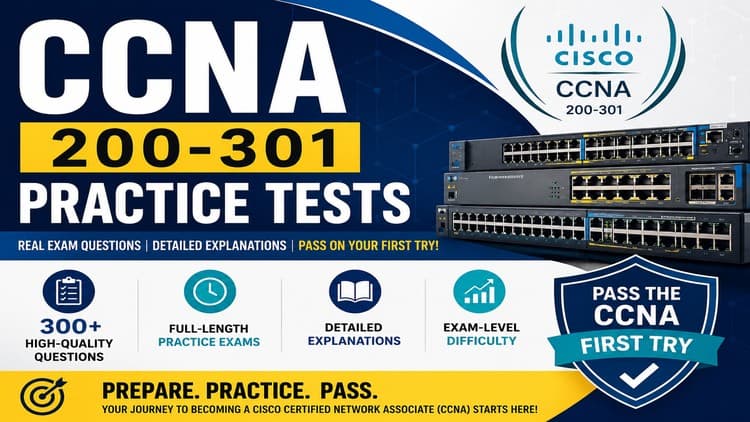 Free Udemy Course: CCNA Practice Tests 2026 [100% Off Coupon]