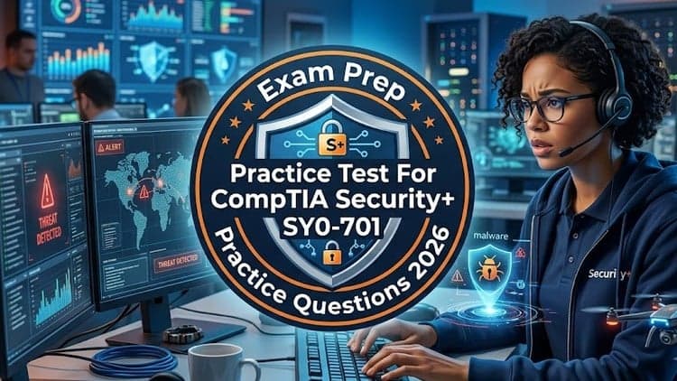 Practice Tests 2026 For CompTIA Security+ SY0-701  Exam: