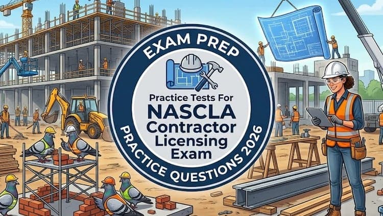 NASCLA Contractor Licensing Exam Prep 2026: Practice Tests
