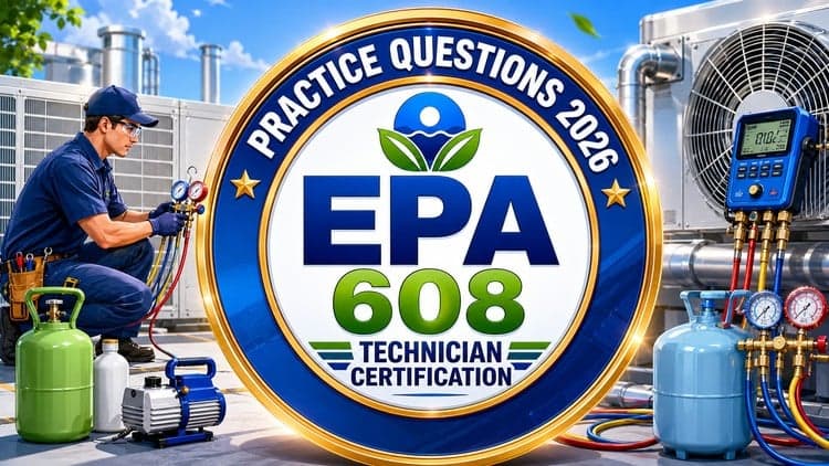 EPA 608 Practice Tests - 2026 Exam Prep