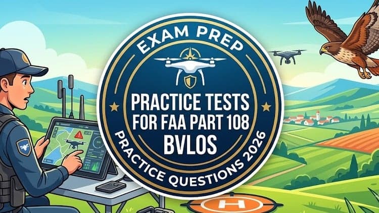 FAA Part 108 BVLOS Exam Prep 2026: Practice Tests
