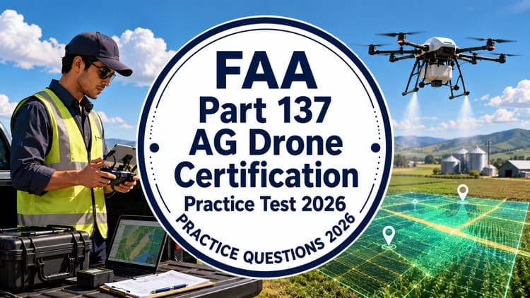 FAA Part 137 AG Drone Certification Practice Test - Free Udemy Course [100% Off]