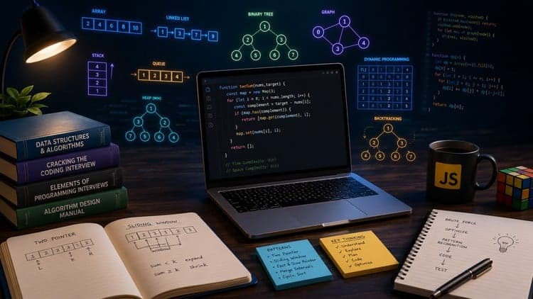 Free Udemy Course: 250+ DSA Questions - JavaScript Coding - 100% Off