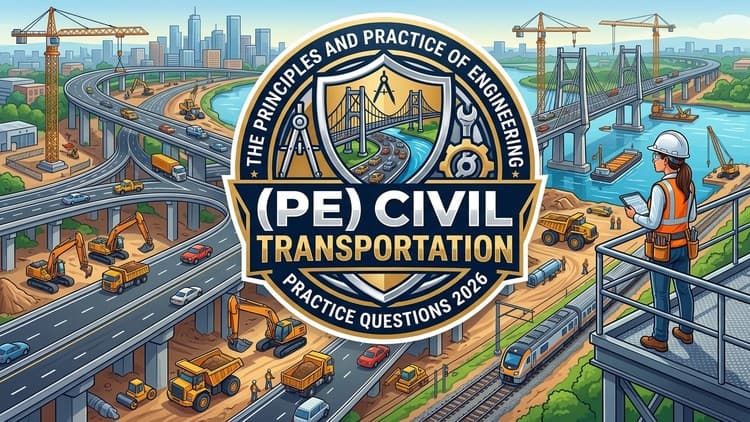 The PE Civil Transportation Exam 2026: Practice Tests - Free Udemy Course [100% Off]