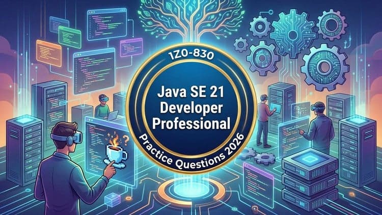 Java SE 21 Developer Professional 1Z0-830 Practice Test 2026