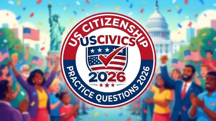 USA Citizenship – Naturalization Civics Test Practice 2026