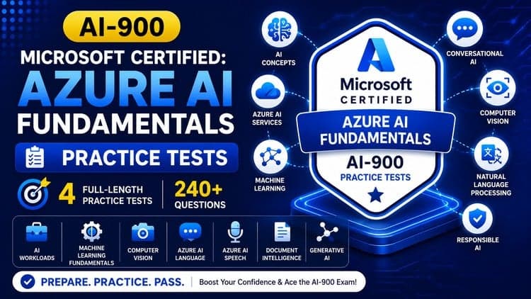 Microsoft Azure AI Fundamentals (AI-900) Practice Tests