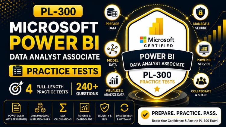 Microsoft Power BI Data Analyst Associate (PL-300) Practice