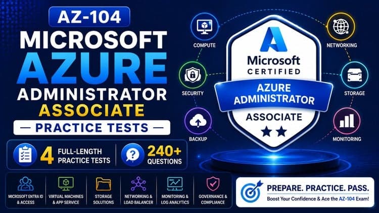 AZ-104:Microsoft Azure Administrator Associate Practice Test