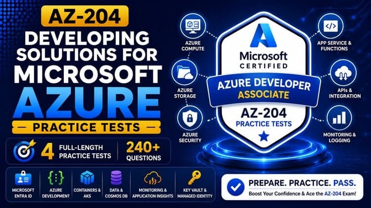 AZ-204:Developing Solutions for Microsoft Azure PracticeTest