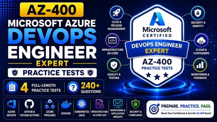 AZ-400: Microsoft DevOps Engineer Expert Practice Tests