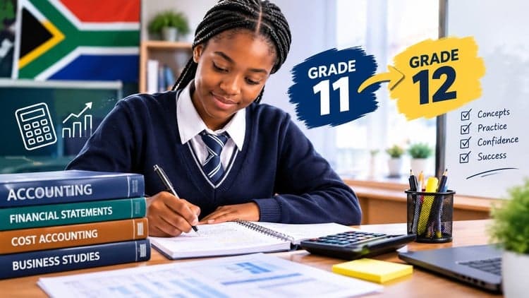 CAPS Grade 11 Accounting: Complete Course + Grade 12 Prep