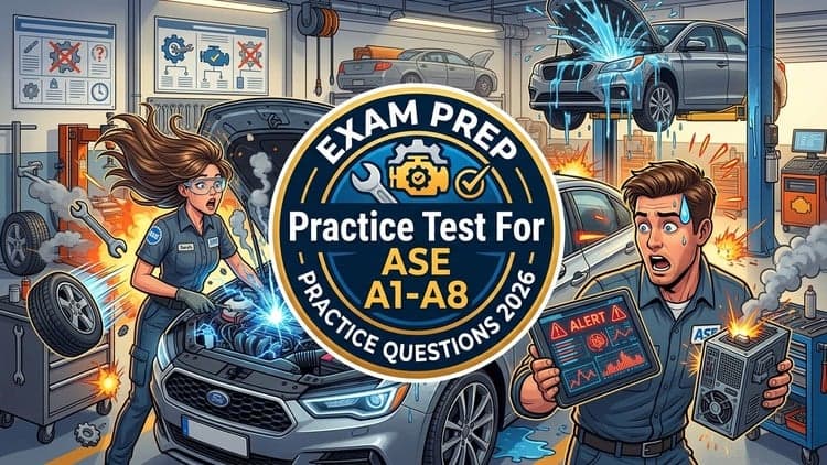 Practice Tests For ASE A1-A8: Automotive Certification 2026