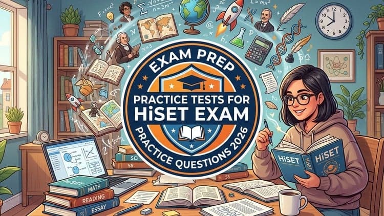 HiSET Exam Prep 2026: Practice Tests & Study Guide