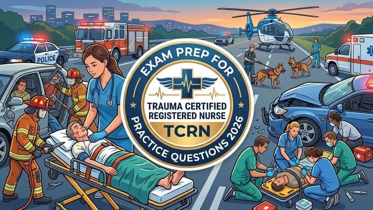 Practice Exams For TCRN Certificate : Trauma Nurse Test Prep