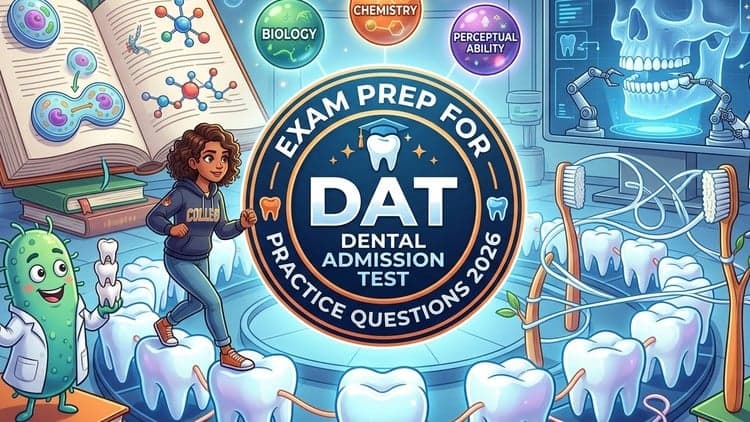 Practice Exams For Dental Admission Test– Complete Prep