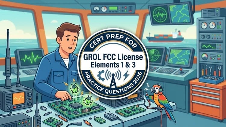 GROL FCC License Practice Test 2026: Elements 1 & 3