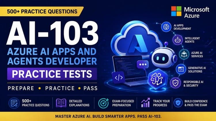 AI-103 Azure AI Apps and Agents Developer Practice Tests