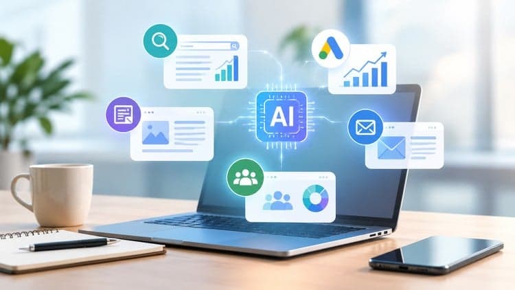 AI Digital Marketing: SEO, Google Ads & Email Automation