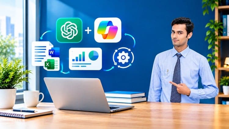 AI Productivity & Automation with ChatGPT & Copilot
