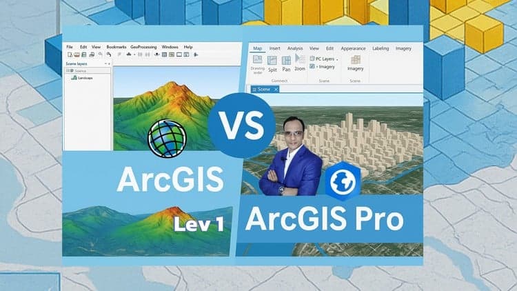 ArcGIS vs ArcGIS Pro Level 1 - Free Udemy Course 100% Off