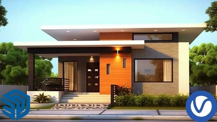 3Bedroom Bungalow SketchUp - Free Udemy Course 100% Off