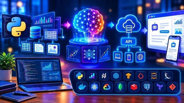 AI & Machine Learning Bootcamp: 21 Courses in 1 (Python, DS)