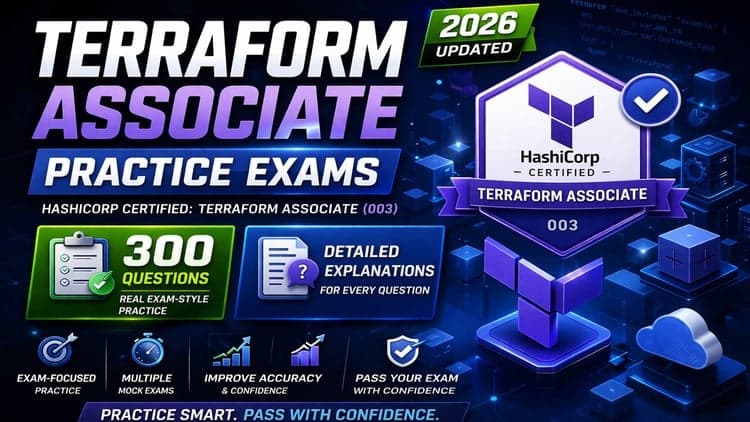 Terraform Associate Exam Prep: Practice Tests 2026