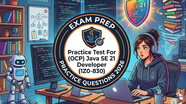 (OCP) Java SE 21 Developer (1Z0-830):Practice Test 2026