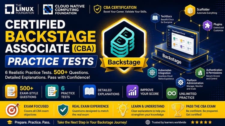 CBA - Certified Backstage Associate Practice Exams 2026